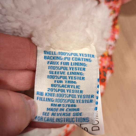 C&C California Floral Puffer Jacket - Picture 4 of 8